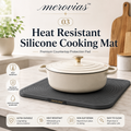 𝒎𝒆𝒓𝒐𝒗𝒊𝒂𝒔™ Heat Resistant Silicone Cooking Mat  🔥 Premium Countertop Protection Pad