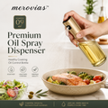 𝒎𝒆𝒓𝒐𝒗𝒊𝒂𝒔™ Premium Oil Spray Dispenser  🥗 Healthy Cooking Oil Control Bottle